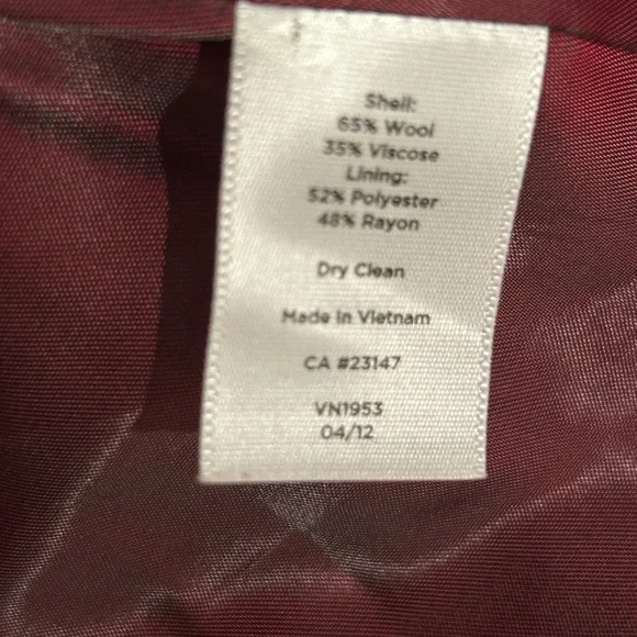 Talbots Petites Wool-Blend Plaid Coat Jacket — Size 2P